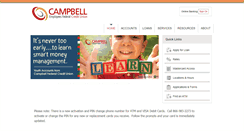 Desktop Screenshot of campbellcu.org